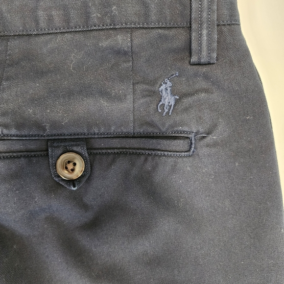 Polo Ralph Lauren Chino Pants Men's 34x34 Aviator Navy Stretch Straight Fit - Picture 14 of 14